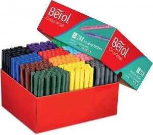 Berol Colour Broad Class Pack Assorted Pack of 288 2057598