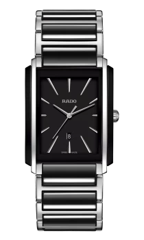 Rado Integral Mens watch - Water-resistant 5 bar (50 m), High-tech ceramic, black