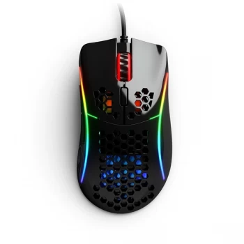 Glorious PC Gaming Race Model D USB RGB Optical Gaming Mouse - Glossy Black