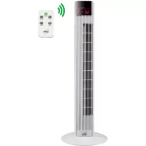 Neodirect - Neo 36" White Free Standing 3 Speed Tower Fan with Remote Control
