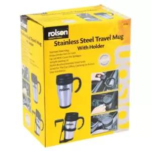 Rolson Stainless Steel Travel Mug