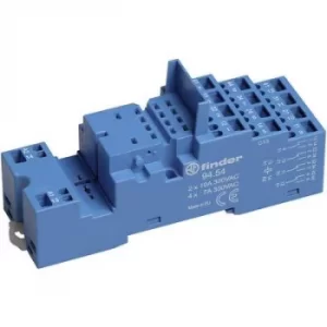 Finder 94.54 Relay socket Compatible with series: Finder 55 series, Finder 99 series Finder 55.32, Finder 55.34, Finder 99.80