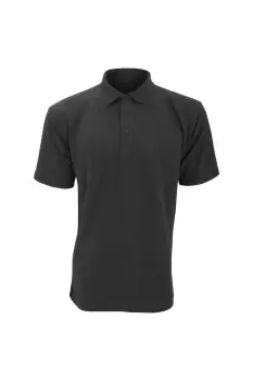 UCC 50 50 Plain Pique Short Sleeve Polo Shirt