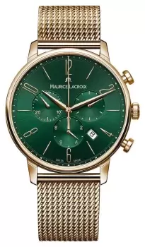 Maurice Lacroix EL1098-PVP06-620-1 Eliros 40mm Chrono Green Watch
