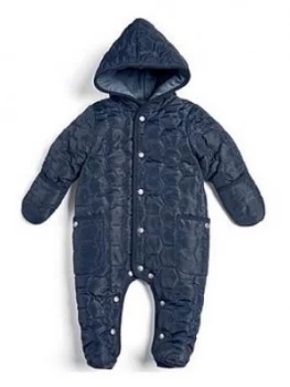 Mamas & Papas Quilted Pramsuit Baby Boys