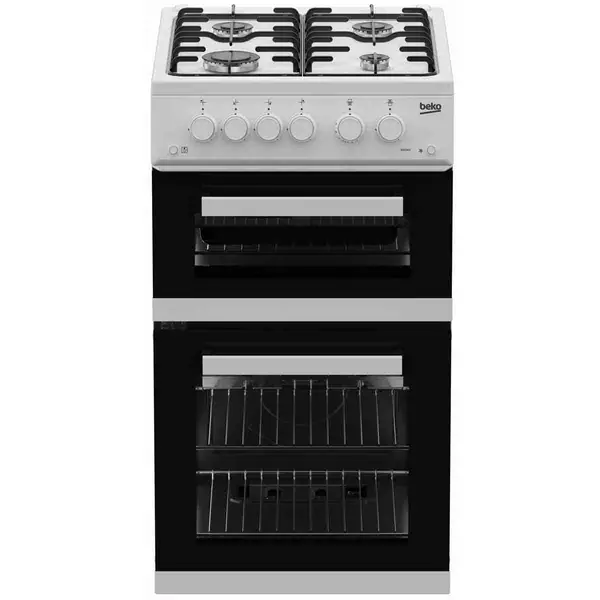Beko KDG583W Gas Cooker With Gas Grill - White