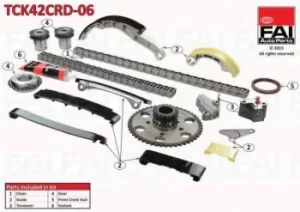 Timing Chain Kit FAI TCK42CRD-06