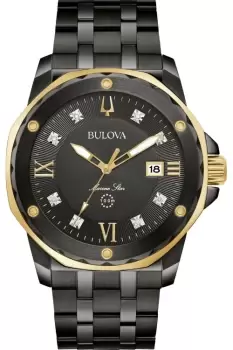 Gents Bulova Marine Star Mens Series 'A' 3H Diamond Watch 98D176