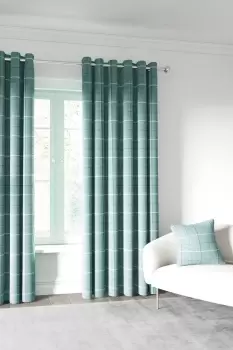 'Harper' Woven Lined Curtains