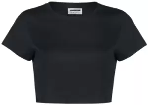 Noisy May Fran Cropped T-Shirt T-Shirt black