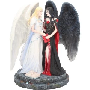 Dark and Light Angels Figurine