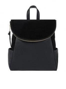 Accessorize Accessorize Sabel Zip Flap Leather Backpack