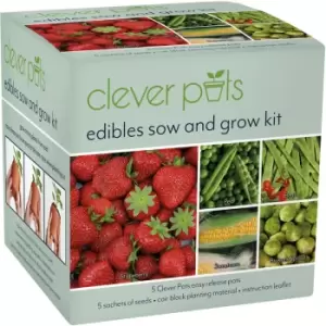 Wilko Clever Pots Sweet Pea Sow and Grow Kit - Garden & Outdoor