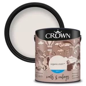 Crown Matt Emulsion Paint Organic Cloth - 2.5 litres