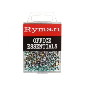 Ryman Striped Paperclips - Pack of 80