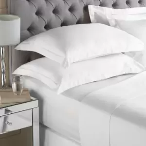 200 Thread Count Fitted Bed Sheet White / King
