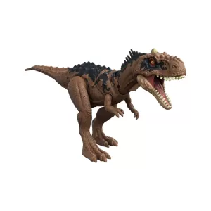 Jurassic World Dominion Roar Strikers Rajasaurus Dinosaur Figure