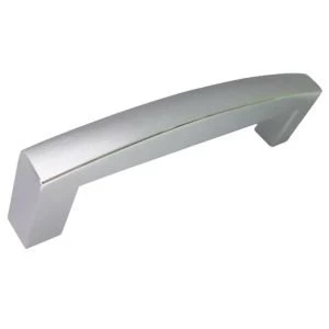 BQ Satin Nickel effect Square Furniture pull handle Pack of 1