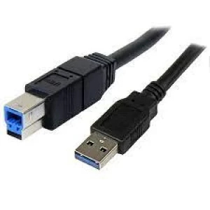 3m USB 3.0 A To B Cable Black
