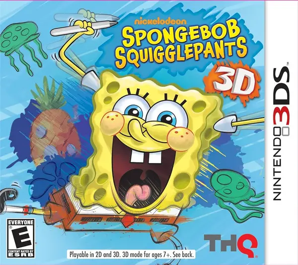 SpongeBob Squiggle Pants Nintendo 3DS Game