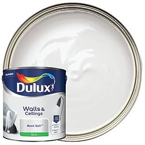 Dulux Walls & Ceilings Rock Salt Silk Emulsion Paint 2.5L