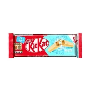 Nestle Kit Kat 2 Finger White Chocolate Pack of 9 12499022 NL87225