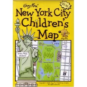 Guy Fox New York City Childrens Map 2008 Sheet map