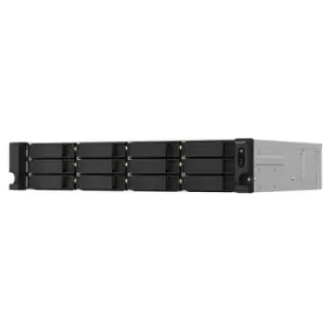 QNAP TS-1264U-RP NAS Rack (2U) Ethernet LAN Aluminium Black