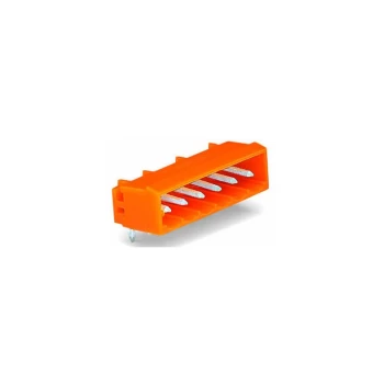 Wago - 231-542/001-000 MCS MIDI 12 Pole 12A 5.08mm Closed Horiz PCB Header Orange