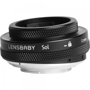 Lensbaby Sol 22mm f/3.5 Lens for M4/3 Mount - Black
