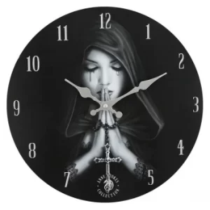 Anne Stokes Gothic Prayer MDF Clock