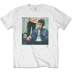 Bob Dylan - Highway 61 Revisited Unisex X-Large T-Shirt - White