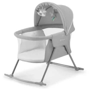 Kinderkraft Lovi 3 in 1 Baby Crib- Grey