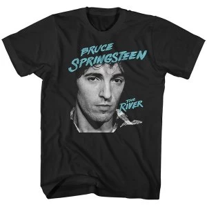 Bruce Springsteen - River 2016 Mens Large T-Shirt - Black