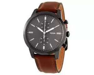 Fossil Men Townsman Chronograph Amber Leather Watch