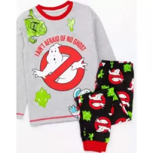 Ghostbusters Boys I Aint Afraid Of No Ghosts Pyjama Set (5-6 Years) (Grey/Red/Black)