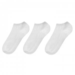 Pringle 3 Pack Trainer Socks - White