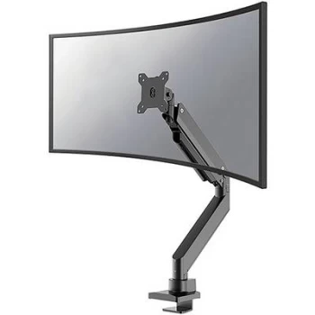 Neomounts by Select NM-D775BLACKPLUS Full Motion Desk Mount (clamp & grommet) for 10-49" Curved Monitor Screens, Height Adjustable (gas spring) - Blac