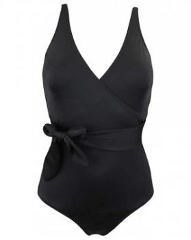 Pour Moi Azure Belted Control Swimsuit