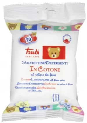 Trudi Baby Care Cleansing Wipes Cotton 20 Pieces
