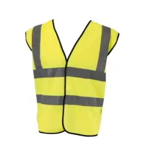Glenwear Class 2 High Vis Vest (XL) (Yellow)