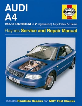 Audi A4 Petrol & Diesel (95 - Feb 00) M to V Reg 3575B HAYNES