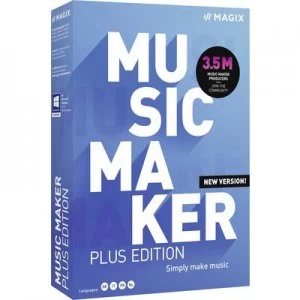 Magix Music Maker Plus Edition (2021) Full version, 1 licence Windows Music