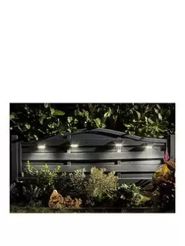 Smart Solar 4 Pack Premier Solar Wall And Fence Panel Lights