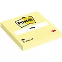 Post-it Sticky Notes 654-CY 76 x 76mm 100 Sheets Per Pad Yellow Pack of 12