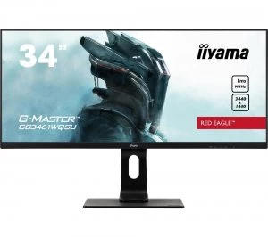iiyama G-Master 34" GB3461WQSU Quad HD IPS Ultra Wide LED Gaming Monitor