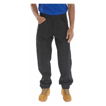 Click - ACTION WORK TROUSERS BLACK 38S - Black