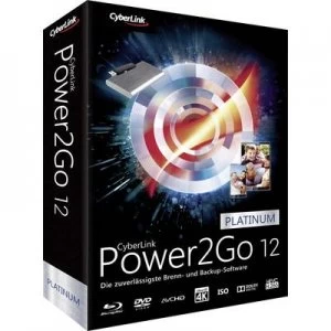Cyberlink Power2Go 12 Platinum Full version, 1 licence Windows Backup