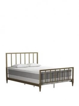 Cosmoliving Blair Brass King Bed