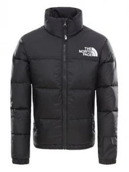Boys, The North Face Youth 1996 Retro Nuptse Down Jacket - Black, Size S, 7-8 Years